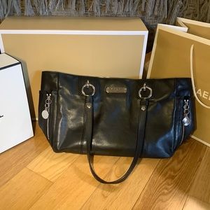 Black small coach purse